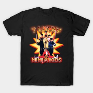 7 Lucky Ninja Kids T-Shirt